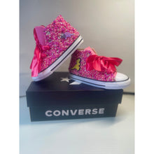 Load image into Gallery viewer, Pink Dino Converse Shoes - Sincere Sentiments