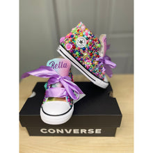 Load image into Gallery viewer, Flower Power Converse Shoes - Sincere Sentiments