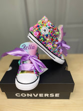 Load image into Gallery viewer, Flower Power Converse Shoes - Sincere Sentiments