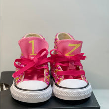 Load image into Gallery viewer, Pink Lemonade Converse Shoes - Sincere Sentiments