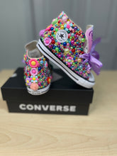 Load image into Gallery viewer, Flower Power Converse Shoes - Sincere Sentiments