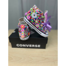 Load image into Gallery viewer, Flower Power Converse Shoes - Sincere Sentiments