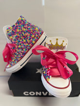 Load image into Gallery viewer, Poppin’ Princess Converse Shoes - Sincere Sentiments