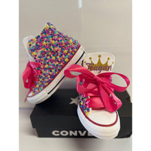 Load image into Gallery viewer, Poppin’ Princess Converse Shoes - Sincere Sentiments