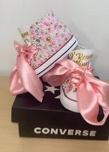 Load image into Gallery viewer, Pink Elegance Converse (kids) - Sincere Sentiments
