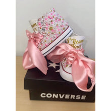 Load image into Gallery viewer, Pink Elegance Converse (kids) - Sincere Sentiments