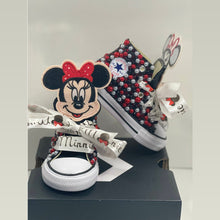 Load image into Gallery viewer, Minnie Mouse Converse Shoes - Sincere Sentiments