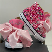 Load image into Gallery viewer, Shades of Pink Converse Shoes - Sincere Sentiments