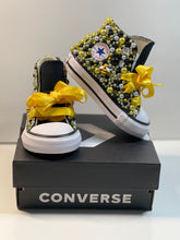 Load image into Gallery viewer, Bumblebee Converse Shoes - Sincere Sentiments