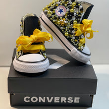 Load image into Gallery viewer, Bumblebee Converse Shoes - Sincere Sentiments