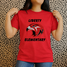 Load image into Gallery viewer, Liberty Elementary Classic short-sleeve tee — Red
