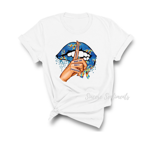 Don't Judge Autism Mom Tee - Sincere Sentiments