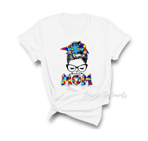 Autism Mom Tee - Sincere Sentiments