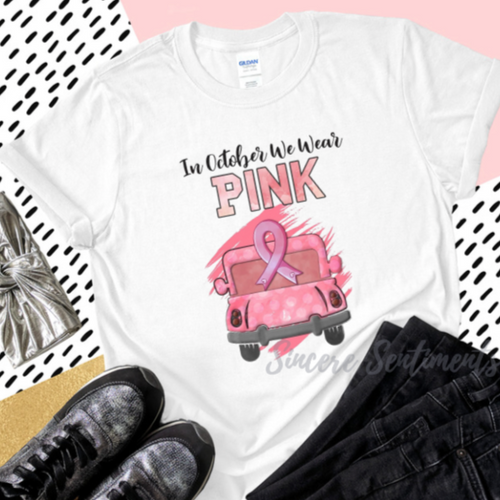 Breast Cancer Car Tee - Sincere Sentiments