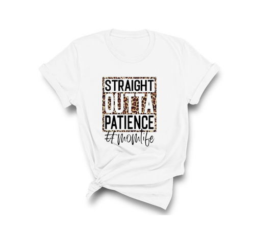 Straight Outta Patience Tee - Sincere Sentiments