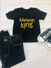 Load image into Gallery viewer, Boys Melanin King Tee - Sincere Sentiments
