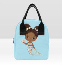 Load image into Gallery viewer, Blue Mermaid Lunch Bag
