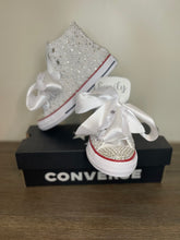 Load image into Gallery viewer, White Custom Converse
