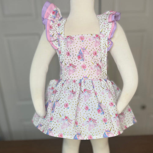 Unicorn Birthday Romper