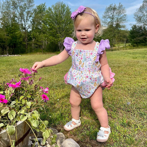 Floral Vine Romper