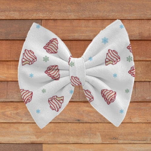 Christmas Tree Cake Bow - Sincere Sentiments