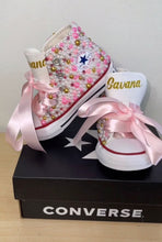 Load image into Gallery viewer, Pink Elegance Converse (kids) - Sincere Sentiments
